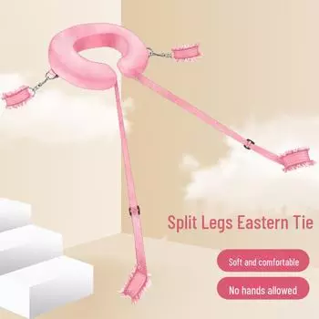 Подушка-подкова для пар Mi Ji для флирта с ремешками для ног: 20 шт./коробка для взрослого развлечения