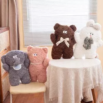 Подушка Misa, плюшевая игрушка, белый кролик, милая розовая свинья, утешающая кукла для сна, подушка для спинки дома 50cm