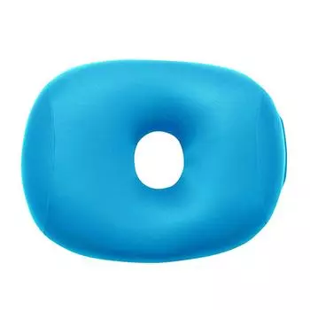 Подушка MOGU Bead Cushion светло-голубая, бирюзовая, длина 20 см (Всего приблизительно. 35см)