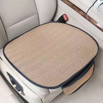 Подушка на сиденье автомобиля Summer Ice Silk с сетчатым дизайном — универсальная, подходит для всех сезонов, комплект из трех предметов без спинки square pad