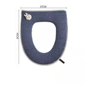 Подушка на сиденье для унитаза, милая бархатная подушка для унитаза, модели на молнии, сиденье для унитаза, крышка для унитаза, прокладка крышки унитаза розовый