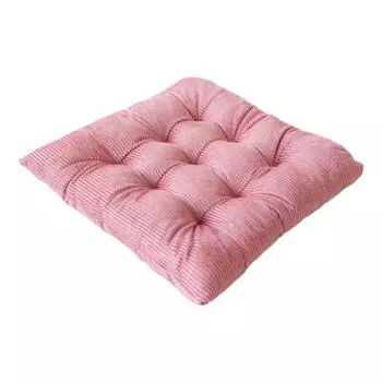 Подушка на сиденье с ремешками Полностью наполнена Дышащая Предотвращает деформацию Поясничная поддержка Подушка на сиденье