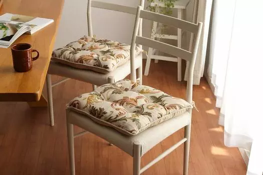 Подушка на сиденье стула Ikehiko Elegance Liza Brown 43 x 43 см Набор из 4 шт. Приблизительно. #9262990