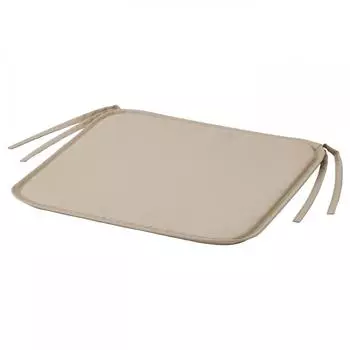 Подушка на стул IKEA BR MN серо-бежевый садовая 34x34x1,0 см