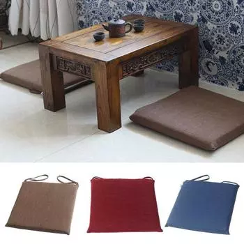 Подушка на стул, прочная защитная полиэстеровая подушка для спальни, гостиной, напольная подушка, украшение для дома для классной комнаты бежевый