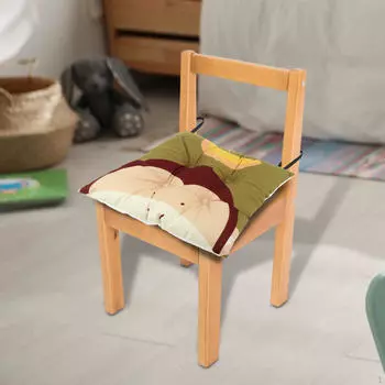 Подушка на стул с креплениями для отдыха в помещении и на открытом воздухе 30cmx30cm_Tiger