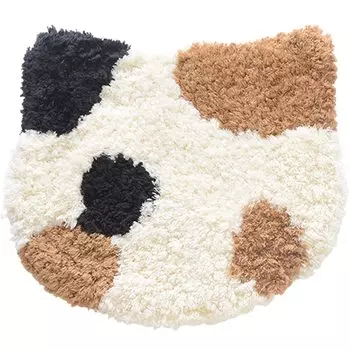 Подушка на стул Techno Prime And Packable в форме кошки, пушистая, теплая, 35 x 31 см, 70156 Calico прибл.. Мужские женские бежевый