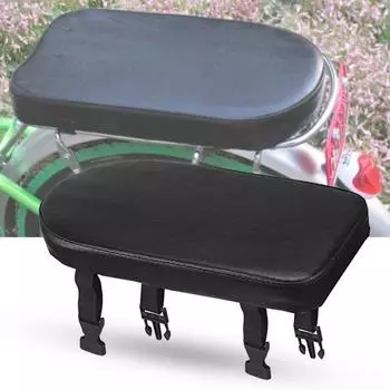 Подушка на заднее сиденье, утолщенная пряжка, искусственная кожа, устойчивая к ржавчине, велосипедное заднее седло, велосипедные принадлежности A