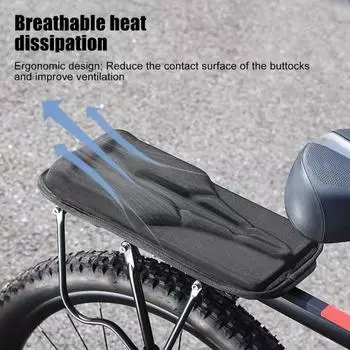 Подушка на заднее сиденье велосипеда дышащая обезболивающая нескользящая ткань Оксфорд универсальная шоссейная горная велосипедная