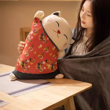 Подушка Neko, подушка для спины, моющийся пояс для фотосессии, поясной ремень красный