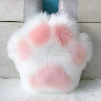 Подушка Nordic Cute Cat Paw Подушка Panda Paw Подушка для дивана, спинки кровати, дома, талии, стула, подушка для пола, коврик для сиденья