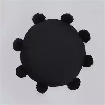 Подушка Nuvomon PomPom Черный 43x43 см
