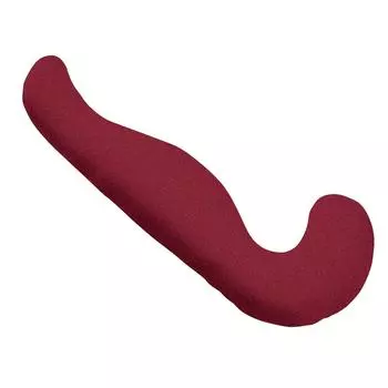 Подушка-обнимашка MOGU, цвет красного вина, 50 см x 115 см x 20 см, премиальная удобная подушка-обнимашка с бусинами, сделано в Японии