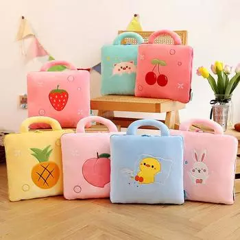 Подушка-одеяло двойного назначения «два в одном» Подушка для сна Подушка для автомобиля Плюшевая офисная прикроватная подушка Утолщенное одеяло throw pillow 35cm * 35cm (quilt opens 1m * 1.5m)