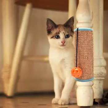 Подушка от царапин для кошек из сизаля, защитный коврик для дивана, защита мебели и предотвращение царапин, ножка стола из сизаля, доска для царапин для кошек хаки