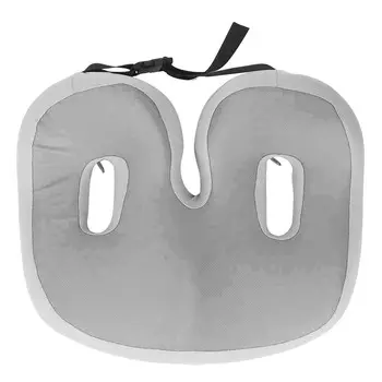 Подушка-поддержка с полым дизайном Дышащая Облегчает ишиас Регулируемая ширина Ортопедическая память темно-серого