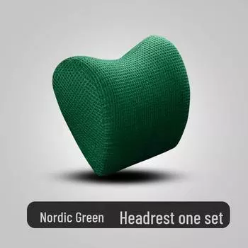 Подушка-подголовник и поясничная подушка из льна с эффектом памяти для дома, офиса