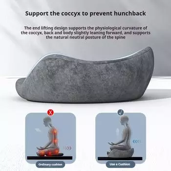 Подушка-подушка для пола для женщин, большая удобная подушка для медитации, пенопластовая подушка для пола, сидение для взрослых, подушка для йоги премиум-класса 60x60x22CM серый