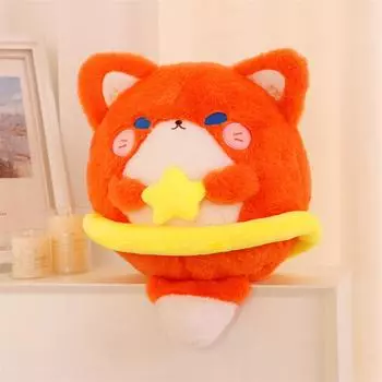 Подушка-подушка «Планета животных», «Кошка-свинка», плюшевая игрушка для ребенка, спящая кукла-кролик, подарок на день рождения 30CM0.36kg