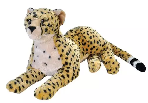 Подушка-подушка Wild Republic Cheetah Plush Jumbo Soft Touch Animal Body Cushion Extra Large W37 x D90 x H35cm 19553
