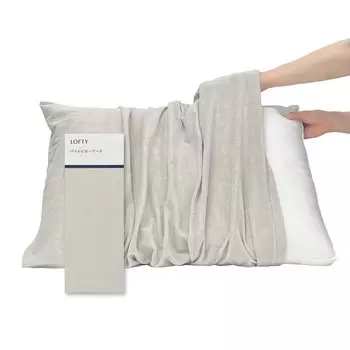 Подушка-полотенце LOFTY, изготовленная из высококачественного материала All Envelope Pillow Pillow All Sweat Fully 44 x 80 см, чехол, ткань, Япония, хлопок, 100% хлопок, сезоны, бежевый