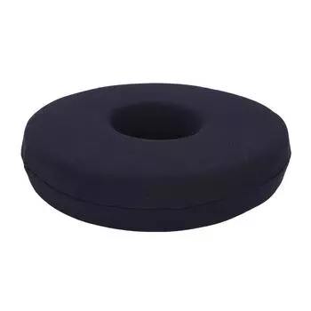 Подушка-пончик для облегчения боли при пролежнях, лежачих больных, пожилых людей, черная, 25 см