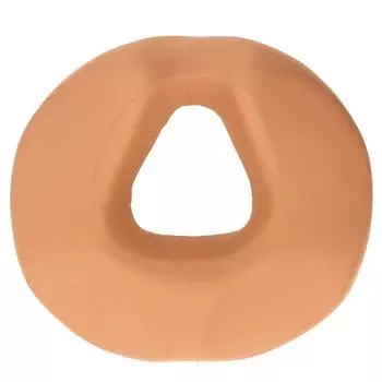 Подушка-пончик для поддержки бедер Снимает давление Дискомфорт при ишиасе Эргономичная подушка из пены с памятью для копчика оранжевый