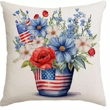 Подушка Праздничная Диванная Подушка Украшение Модная Наволочка с Принтом Подушка 45 * 45Cm