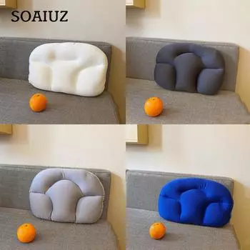 Подушка-яйцо помогает спать. Подушка защищает талию и шейный позвонок. One Size синий