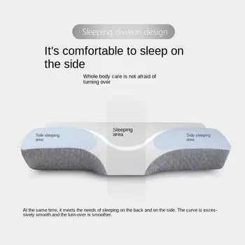 Подушка с эффектом памяти Подушка для шеи Зона комфорта Медленный отскок Хлопковая подушка с эффектом памяти Удобная подушка-бабочка 62x33x10