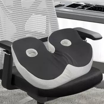 Подушка с эффектом памяти, подушка для сидения, подушка для сиденья, для стола в самолете чёрный