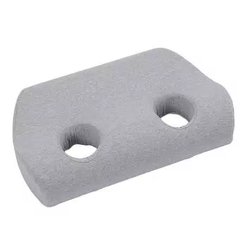 Подушка с двумя отверстиями для ушей, подушка с эффектом памяти и отверстием для уха для спящих на боку с наушниками