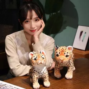 Подушка с имитацией животного, дикий хлопок, чучело животных, орнамент, полипропиленовая подушка-кукла в виде животного, детская плюшевая игрушка S 1