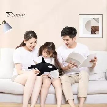 Подушка с изображением кита из мультфильма, эластичная, полностью наполняющая, детская, плюшевая игрушка, диван, кровать, украшение для дивана, офисная подушка для сна, подушка для сиденья автомобиля, успокаивающий компаньон для Whale