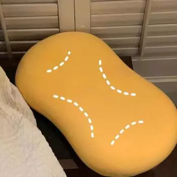 Подушка с наволочкой из пены с эффектом памяти, одинарная защита для шеи, одинарная подушка для студенческого общежития розовый