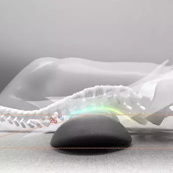 Подушка с подогревом для поясницы, массажер с электрогрелкой, многофункциональная массажная поддержка поясницы