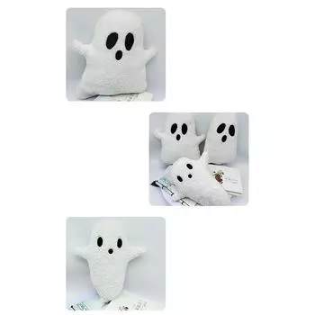 Подушка с привидением на Хэллоуин, плюшевая подушка с привидением, декоративная подарочная подушка на Хэллоуин, подарочная подушка для дивана, декор для спальни, подушка для сна
