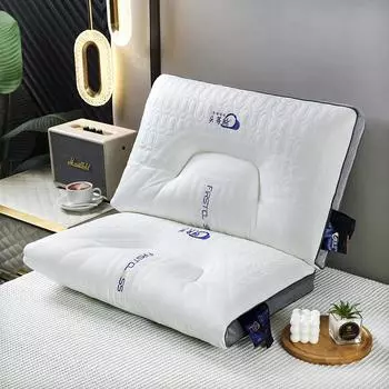 Подушка с рейтингом «звезда» первого класса, мягкая и премиальная защита шеи, одинарная и двойная подушка 4874cm