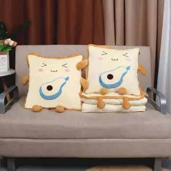 Подушка с рисунком, одеяло, кондиционер двойного назначения, креативная подушка, обеденный перерыв в офисе, два в одном 40x40*120x150cm