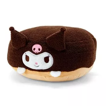 Подушка Sanrio Kuromi 736538 в форме пончика коричневый