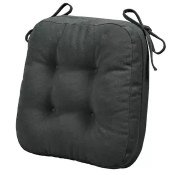 Подушка Shinnwa Zabuton для толстого, низкоэластичного, двухслойного, содержит бамбук, наносит вред подковообразному полу для столовой, поставляется с темными стульями, 7 см,