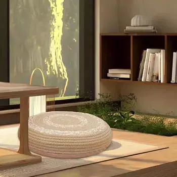 Подушка-сиденье татами, бохо, креативный домашний декор, ручная работа, орнамент, коврик для сидения, круглый 40cm Dia