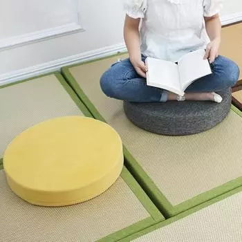 Подушка сиденья 35 см, высокая устойчивость, круглая подушка для стула, круглая толстая подушка, обеденный стул, моющийся чехол, противоскользящее белье 35x35cm