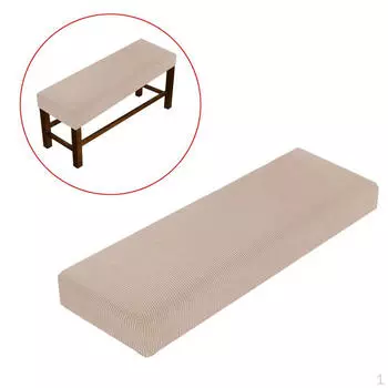 Подушка сиденья, чехол, прямоугольный, съемный для столовой серый