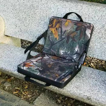 Подушка сиденья для стадиона, поддержка спины, складной коврик для стула с ручкой и плечевым ремнем, толстое мягкое сиденье, портативное для спортивных мероприятий CHINA