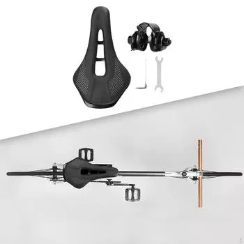 Подушка сиденья для велосипеда для езды на велосипеде, занятий спортом, на открытом воздухе чёрный