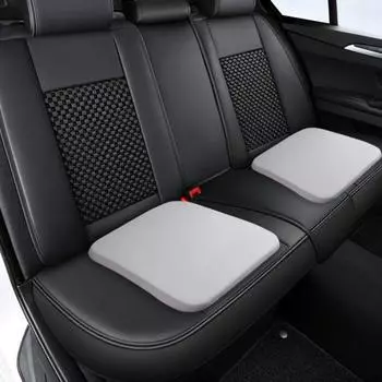 Подушка сиденья из пеноматериала с эффектом памяти и завязками, медленный отскок, нескользящая, моющаяся, Fours Seasons Small темно-синий