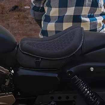 Подушка сиденья мотоцикла для зимы, универсальная удобная длительная поездка, дышащий мотоцикл