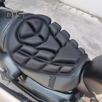 Подушка сиденья мотоцикла, максимальный комфорт, высокоэластичный материал TPE, амортизирующая ударопрочность, подушка сиденья