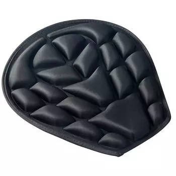 Подушка сиденья мотоцикла с защитой от солнца и 3D-амортизацией в стиле Harley one size чёрный